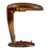 1940s Art Deco Faries Manufacturing Co. Brass “Cobra” Desk Lamp For Sale