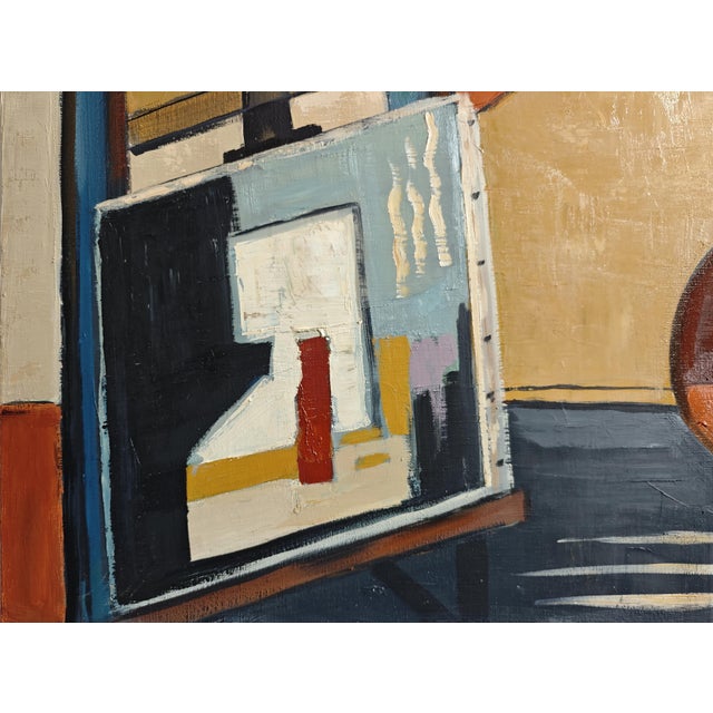 Paint Lumière D’atelier, Contemporary Artist’s Studio Oil Painting, Framed by Sophie Dumont, 2025 For Sale - Image 7 of 9