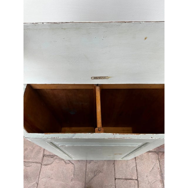 Farmhouse Vintage Handmade Scandinavian/Farmhouse Wooden Hamper For Sale - Image 3 of 9