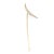 Metal Vintage Antique 14k Gold & Seed Pearl Crescent Moon Stick Pin For Sale - Image 7 of 8