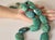 Blue Vintage Arizona Chrysocolla Statement Necklace Believed to Be Native American, Sterling Silver Clasp, Southwestern Jewelry For Sale - Image 8 of 9