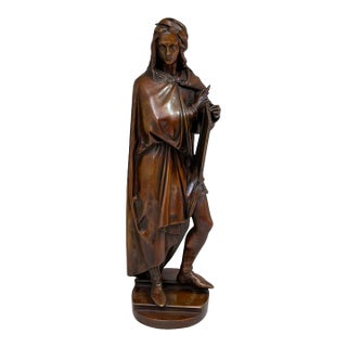 Auguste-Joseph Carrier "Raphael" Patinated Bronze For Sale
