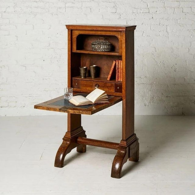 19th Century French Walnut Secretaire For Sale In Birmingham - Image 6 of 7