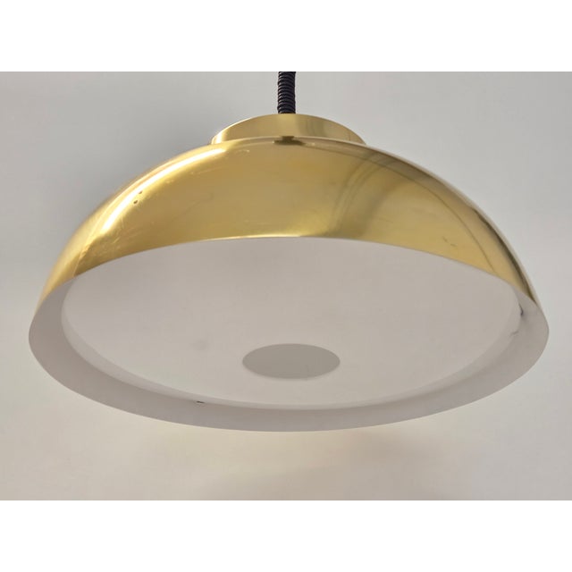 Black Pamela Pendant Lamp by Heikki Turunen for Orno Finland, 1970s For Sale - Image 8 of 9