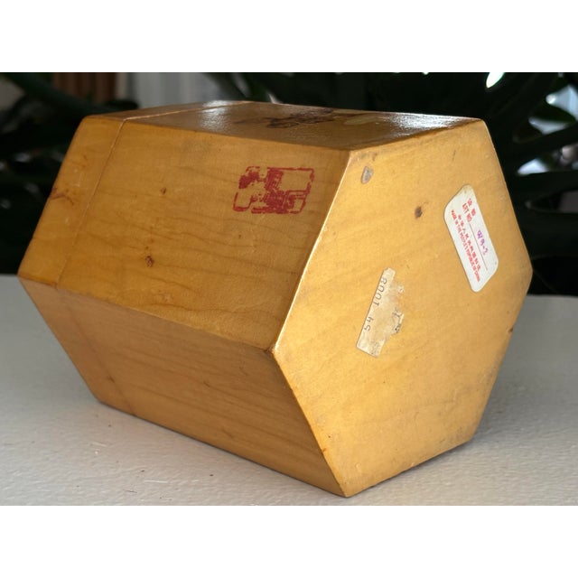 Wood 1960s Chinese Grasshopper and Florals Wooden Box For Sale - Image 7 of 8
