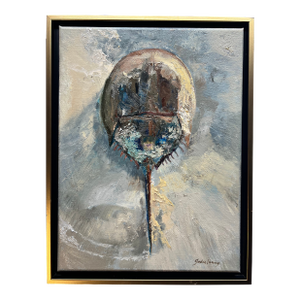 Horseshoe Crab, Original Painting by Julia Lawing