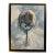 Horseshoe Crab, Original Painting by Julia Lawing, Framed For Sale