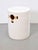Round White Ceramic Stool For Sale - Image 4 of 4