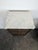 Louis XVI Style Chest of Drawers in Mahogany and Carrara Marble For Sale - Image 3 of 9