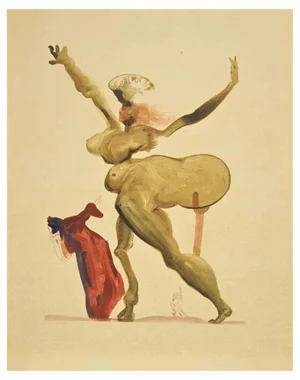 Salvador Dalí, The Betrayers of their Hosts, Woodcut, 1963