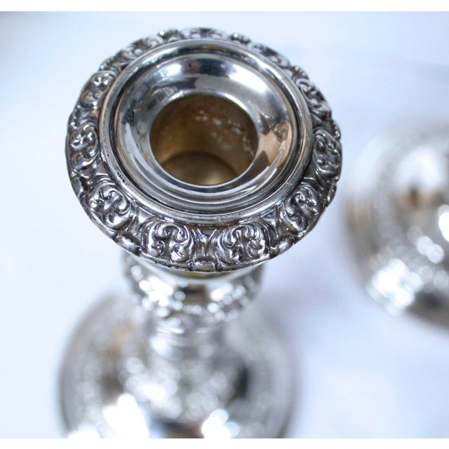 English Sheffield Silver Telescopic Candle Stick Holders - A Pair For Sale - Image 12 of 12