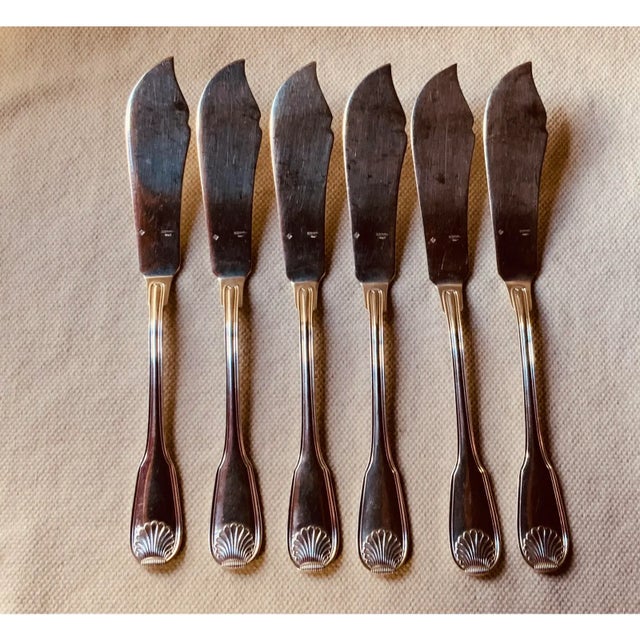 Late 19th Century James Dixon & Sons Silver-Plate Fish Set - 12 pcs For Sale - Image 15 of 18