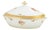 Golden Basket Oval Tureen in Porcelain by Royal Copenhagen, 1964 For Sale