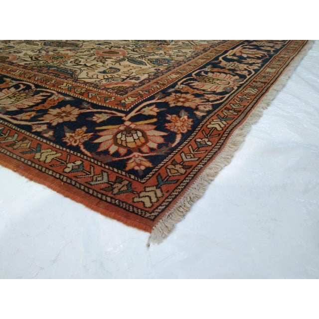 1970s Square Persian Heriz , 6'3" X 6'8" For Sale In New York - Image 6 of 6
