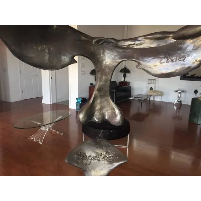 Bronze "We Two Together" Sculpture For Sale - Image 10 of 10