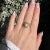 Antique swirl ring circa 1890 in 18 carat gold (750 thousandths) and platinum. It is decorated with an 8 mm diameter...