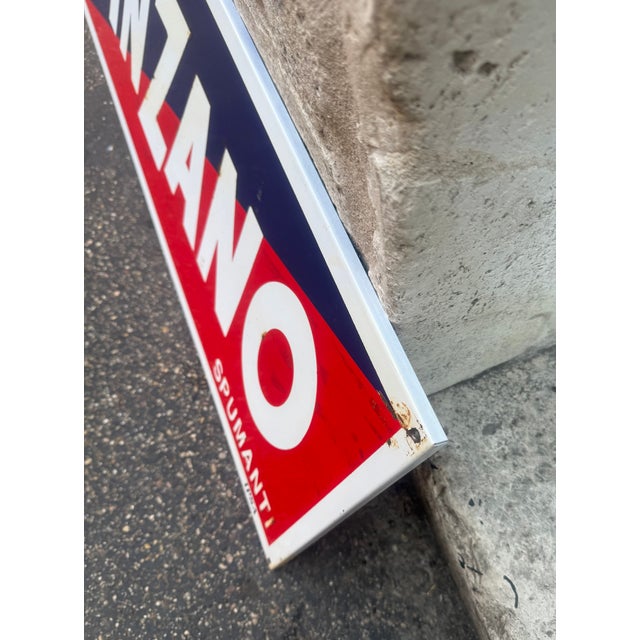 Vintage Cinzano Sign, 1960s For Sale - Image 4 of 7