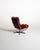 Swedish Swivel Armchair in Velvet and Steel, 1970s For Sale - Image 3 of 11