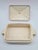 Ceramic Butter Dish with a Red Metal Lid, 1950s For Sale - Image 6 of 12