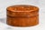 Mid Century Gilt Fleur De Lis Oval Trinket Box, G. Fox & Co. Vintage Italian Leather Jewelry Box Luxury Home Decor For Sale - Image 10 of 12