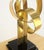 Van Teal Mid-Century Modern Brass Ribbon Abstract Sculpture on Black Square Base For Sale - Image 9 of 13