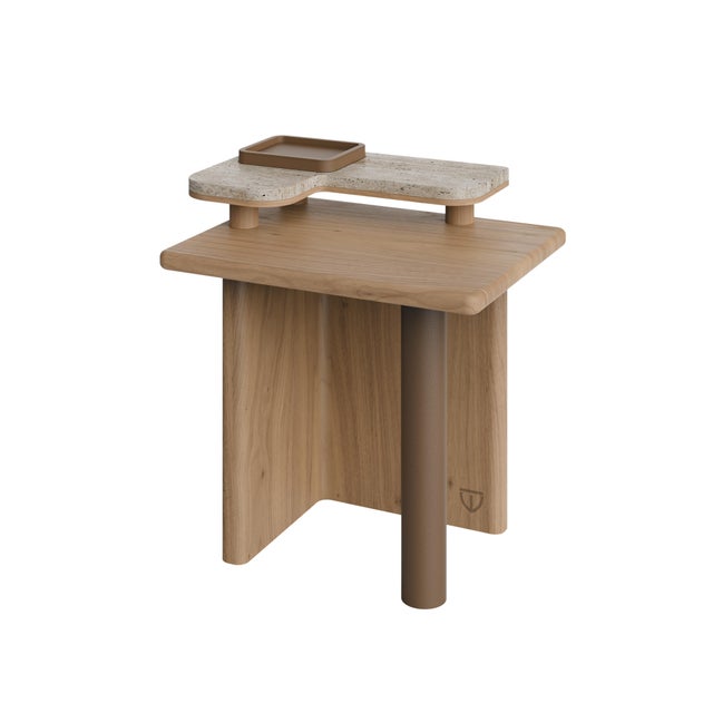 Maurier Side Table by Wood Tailors Club For Sale - Image 9 of 12