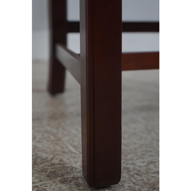 Set of 6 Baker Chippendale Carved Mahogany Dining Room Chairs For Sale - Image 12 of 18