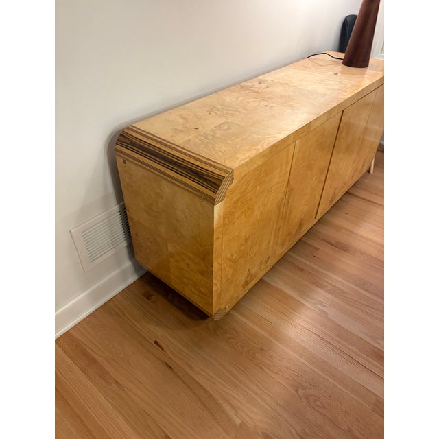 1970s 1970s Henredon Scene II Burlwood Sideboard For Sale - Image 5 of 10