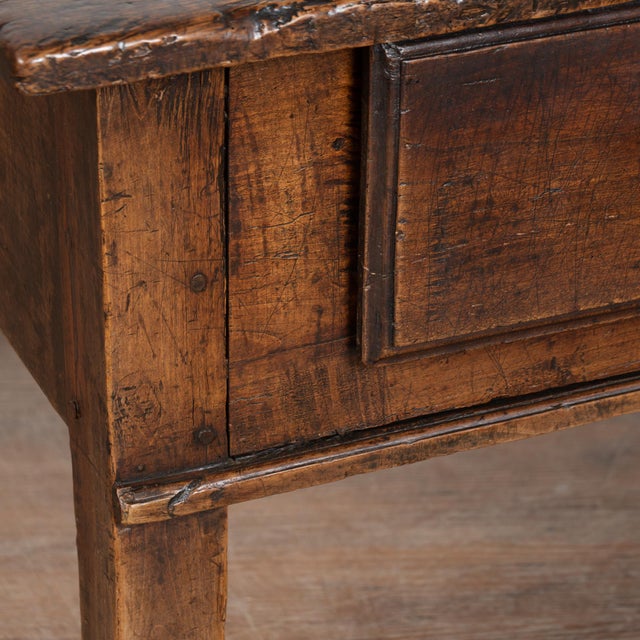 ​​​​​​​19th-Century French Three Drawer Walnut Coffee Table For Sale - Image 12 of 17