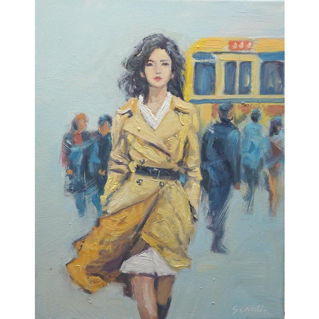 Original Oil Painting, Girl Portrait For Sale