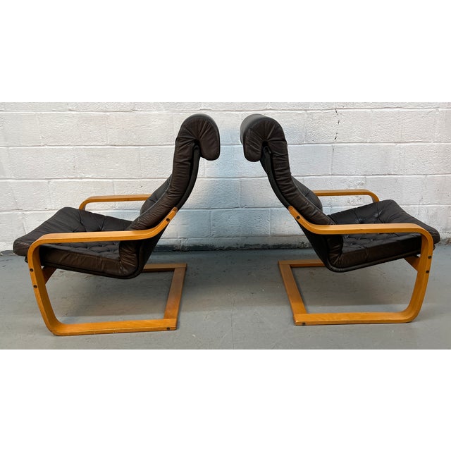 Vintage Ikea "Poem" Chairs Attributed to Noboru Nakamura For Sale - Image 15 of 16