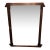 Stunning 5x4' Custom Redwood Mirror – 1950s Vintage & Local Artistry For Sale