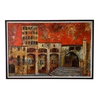 Jose Lapayese Del Rio, Plaza Del Rey Barcelona 1968 For Sale