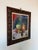 Charming 1960s Mid-Century still life oil painting featuring a wine bottle, apples, and grapes. Painted with expressive of...