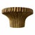 Vintage fluted column design decorative wall brackets , display shelves. Gold finish with some red base showing through....