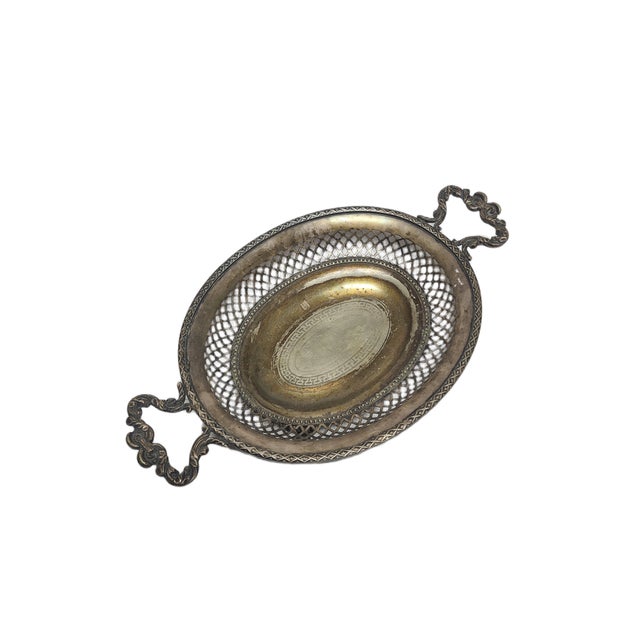 Art Nouveau Fruit Bowl on Stand by Fraget, Poland, 1900s For Sale - Image 4 of 14