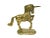 Vintage Brass Unicorn Horse Figurine Model For Sale - Image 4 of 7