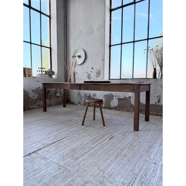 Vintage Farmhouse Table in Pine, 1950s For Sale - Image 12 of 18