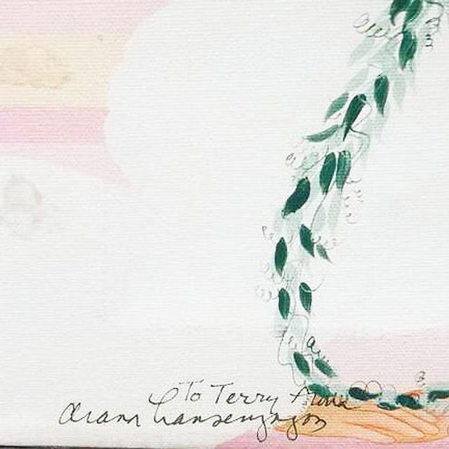 1990s Giclee on Canvas "Terre Verte Vase" by Diana Hansen Young For Sale - Image 5 of 6