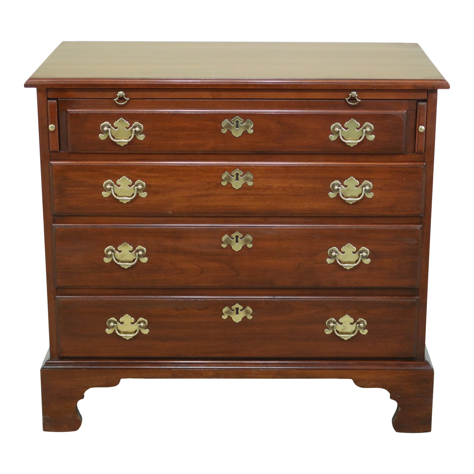Henkel Harris 4 Drawer Cherry Bachelor or Serving Chests Chairish