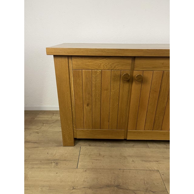 1960s Three-Door Elm Wood Sideboard, 1960s For Sale - Image 5 of 9
