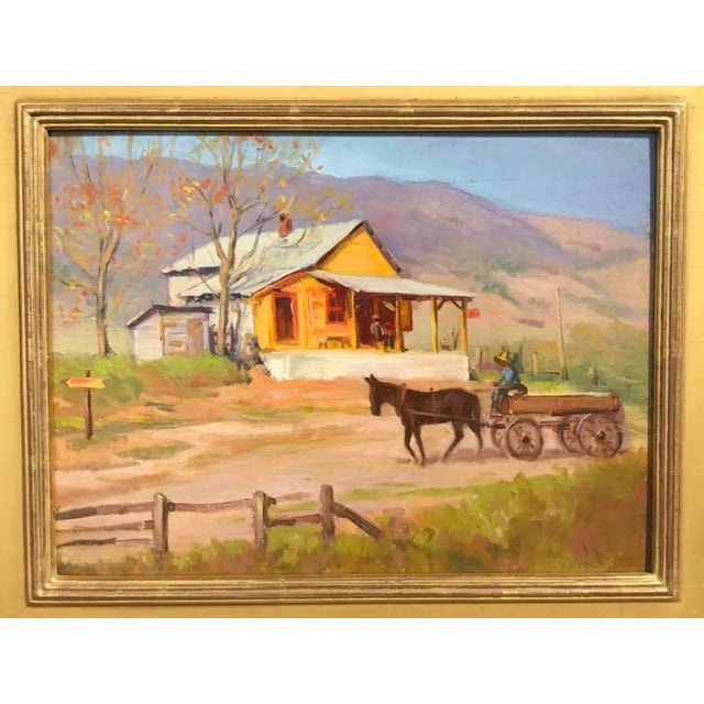 Eugene Dyczkowski (1899-1988) A Carolina Scene, c . 1940s Oil on canvasboard , 12 x 16 (canvas) Signed lower right and...