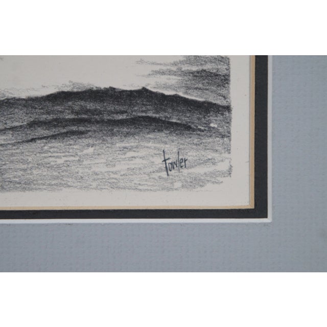 The Clipper Cutty Sark Tea Ship Nautical Maritime Lithograph Print Fowler 26" For Sale - Image 6 of 11