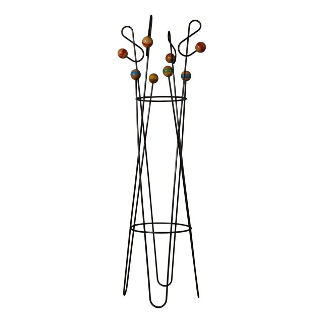 Freestanding Coat and Hat Stand in the style of Roger Féraud, 1990s For Sale