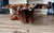 Brown Vintage Live Edge Redwood Burl Table – Sculptural Organic Form For Sale - Image 8 of 10