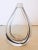 Mid-Century Kosta Teardrop Glass Vase For Sale - Image 4 of 4