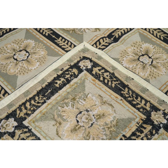 French Aubusson Design Rug 8'0" X 9'11'' For Sale - Image 10 of 10