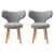 Set of 2 bute/storr wng chairs by mazo design dimensions: w 60 x d 50 x h 76 cm materials: oak, textile also available:...