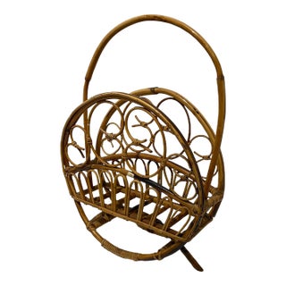 1960s Italian Magazine Holder Rack For Sale