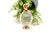 Glass Perfume Bottle with Embossed Gold Base and Lid For Sale - Image 5 of 6